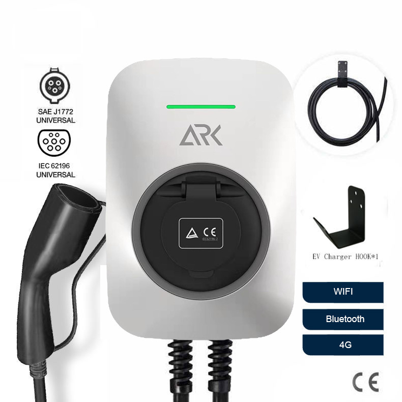 APP Electric Car Charger 7kw Type 2 Type1 Gbt Plug Ev Charger Wallbox
