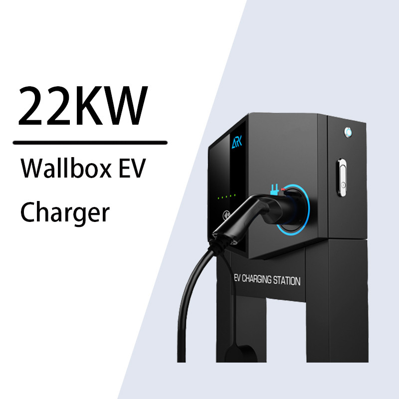 22kw Fast EV Charger Charging Station Type2 European Standard With Pillar