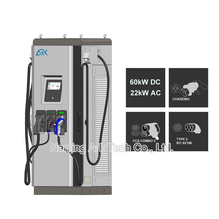 Floor Standing RFID Card OCPP 90KW DC Fast EV Charger