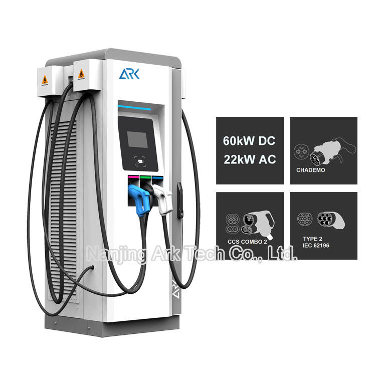 Ground Mount 120KW 400A Electric Car Dc Fast Charger
